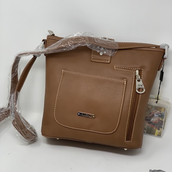 Montana west conceal handgun crossbody bag brown - Picture 5 of 8